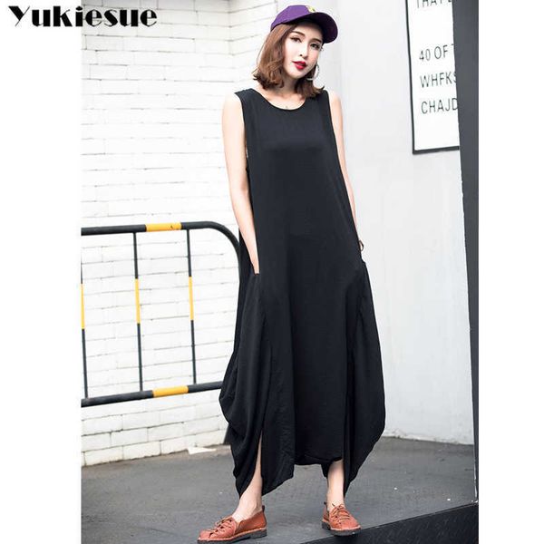 

sleeveless womens suit jumpsuit bodysuit female body for women summer rompers womens elegant jumpsuits womans 210608, Black;white