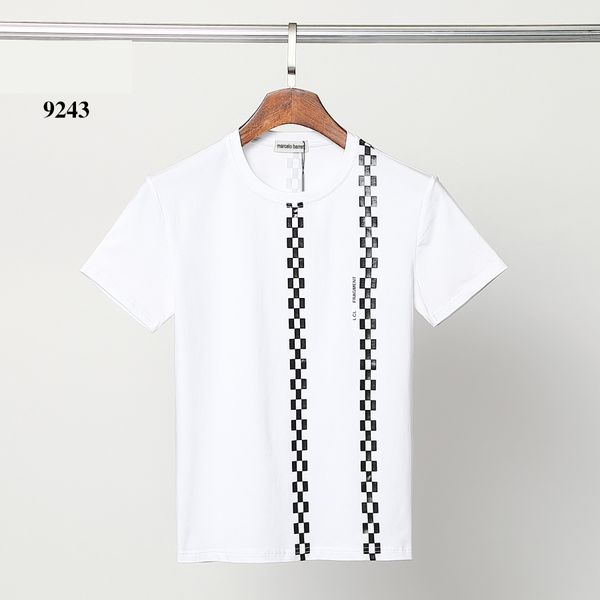 

marcelo berrett 2022ss new men's t-shirts mens designer brand t shirts women short sleeve italy fashion 3d printing 100% cotton tees 55, White;black