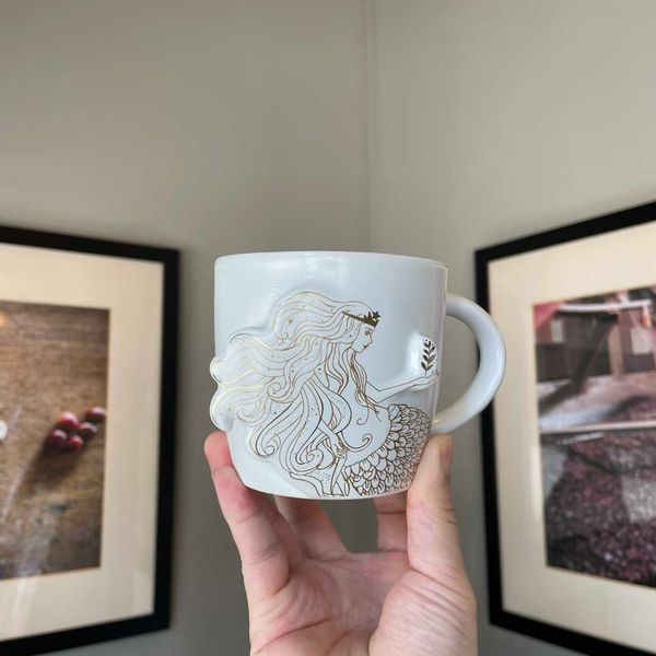 

2021 starbucks cup 50th anniversary relief goddess mug 355ml gift box
