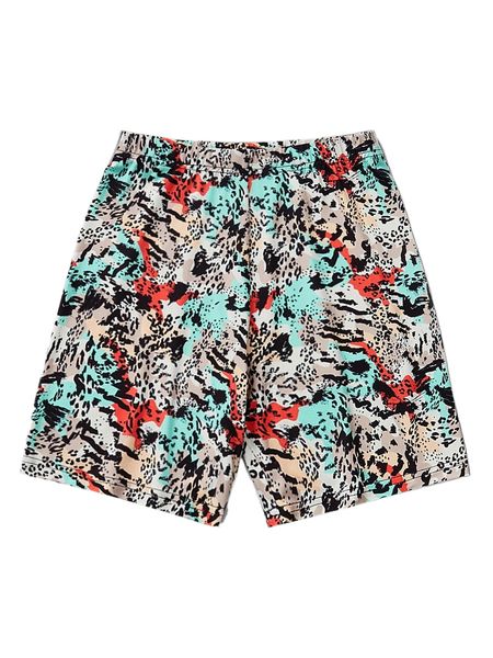 

x love worthy by amanda allover print track shorts h3yb#, White;black