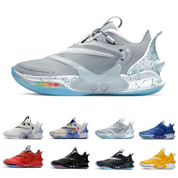 

mag new royal tie-dye white cement adapt bb 2.0 nxt mens basketball shoes winner circle black mag chicago men trainers sports sneakers