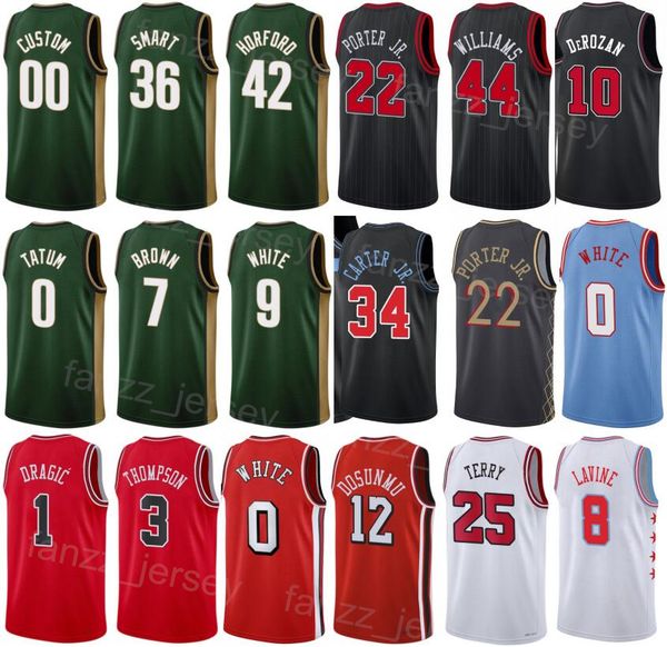 

print basketball edition julian phillips jersey zach lavine 8 lonzo ball 2 coby white 0 nikola vucevic 9 alex caruso 6 demar derozan 11 patr, Black;red