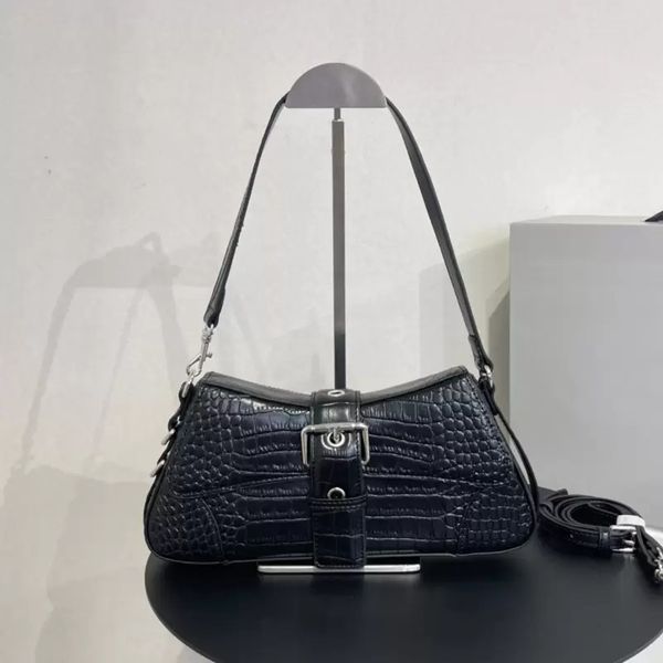 

lindsay alligator underarm armpit bag women luxury fashion designer handbag w9og#