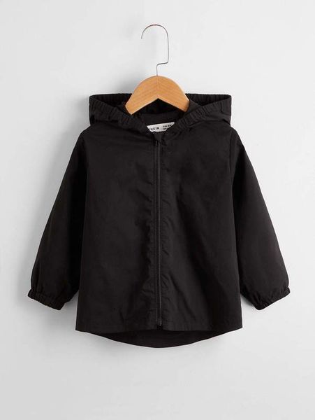 

toddler boys zipper up hooded jacket she, Blue;gray
