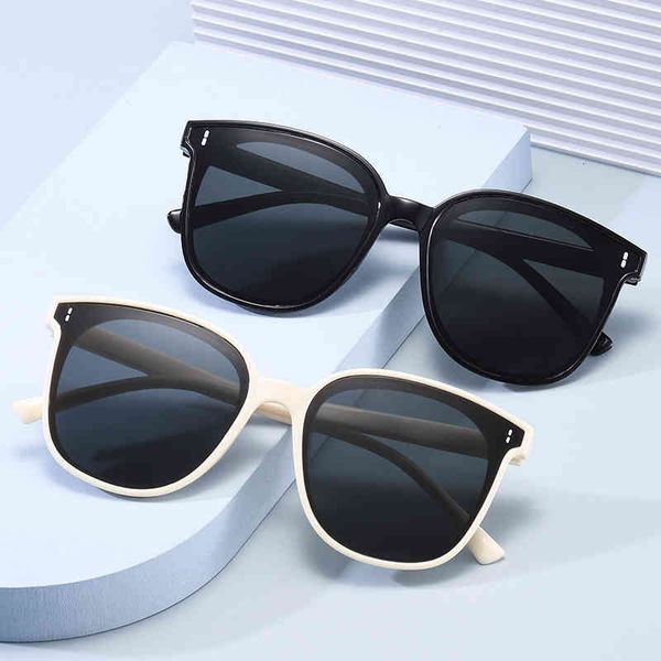 

women sunglasses luxury brand designer fashion new gm women's net red sunglass men's version trend anti ultraviolet glass vintage, White;black