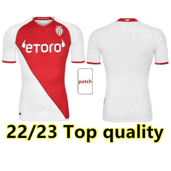

2022 2023 as monaco soccer jerseys home ben yedder volland boadu jean lucas maillots diop 22 23 henrique b.badiashile gelson fabreags golovi, Black;yellow