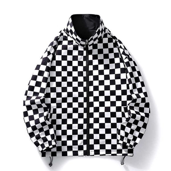 

men's jacket 2022 spring and autumn new men's jacket fashion casual trend korean stand collar jacket men's wear, Black;brown
