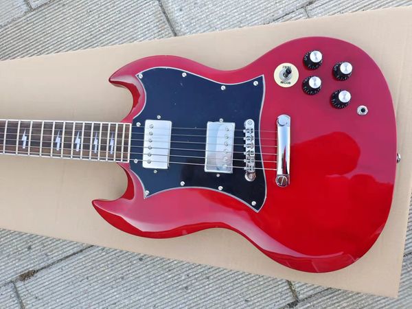 

sg electric guitar lightning inlay mahogany body rosewood fingerboard