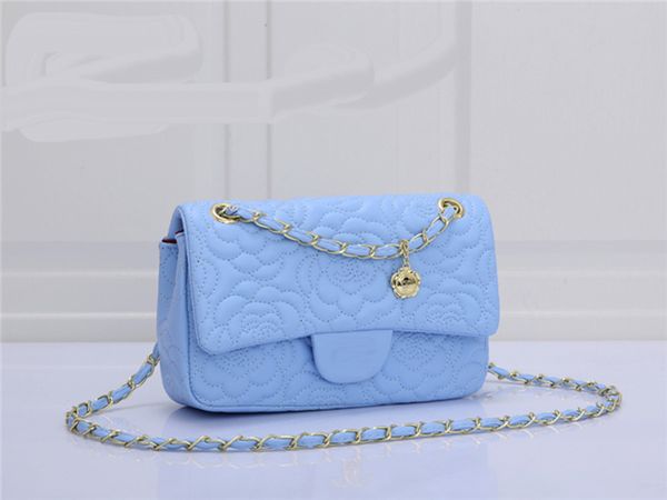 

fashionable pu leather soft one shoulder hand messenger cosmetic bag mobile phone change ladies chain bag01