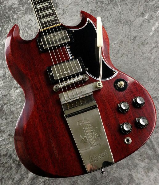 

hc1964 sg std reissue w/maestro cherry red vos 3.34kg electric guitar