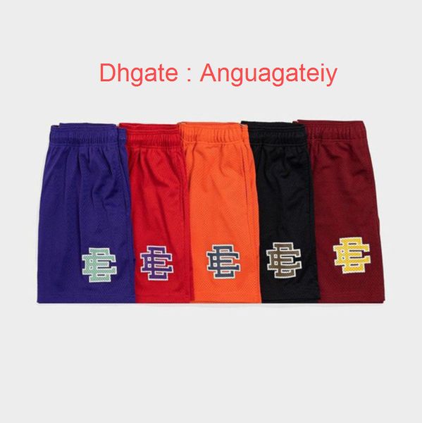 

eric emanuel classic shorts fashion ee basic short new york city skyline mens casual fitness sports pants summer men pant gym mesh beach spo, White;black