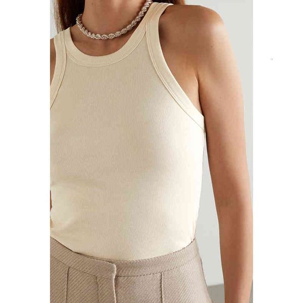 

women's t-shirt tote spring design ribbed stretch tank 0o6q, White