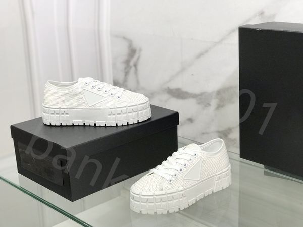 Scarpe di qualità di design sneakers uomo donna paillettes Prezzo all'ingrosso pelle Traspirante runer leggero triple scarpe da ginnastica mocassini verde bianco con scatola taglia 35-40