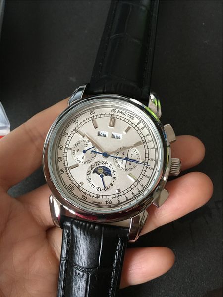 

watches luxury business watch male mechanical automatic movement wristwatch 0020, Slivery;black