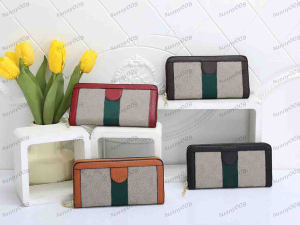 

fashion luxury clutch bag wallet pu leather single zipper wallets ladies mini multi-level purse designer double letter zipper design purses, Red;black