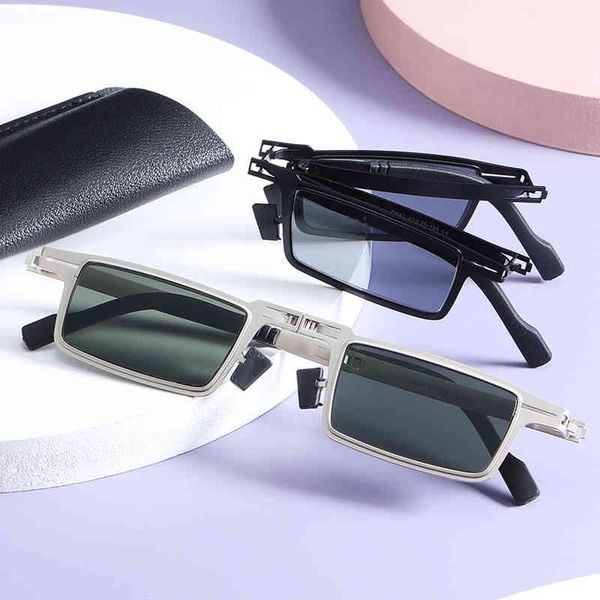 

sunglasses fashion trend folding personalized sunglasses insfeng street shooting glasses eo2c, White;black