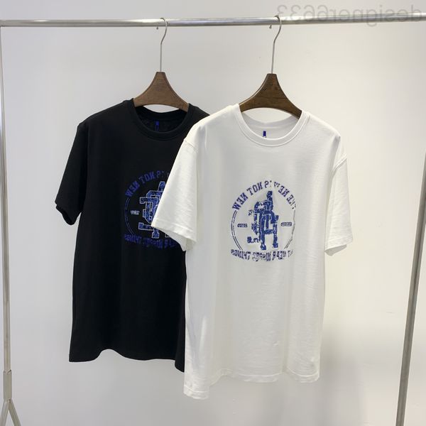 

women's t-shirt designer ader xiaozhongchao brand short sleeve summer heavy industry design overlapping letters men's and couple&#, White