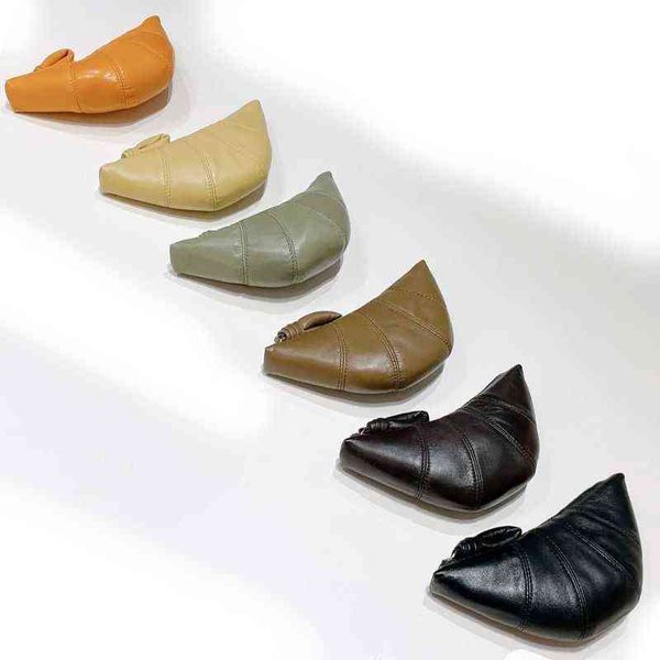 

2022 new niche croissant bag women's mini zero purse small handheld kesong ins 0711