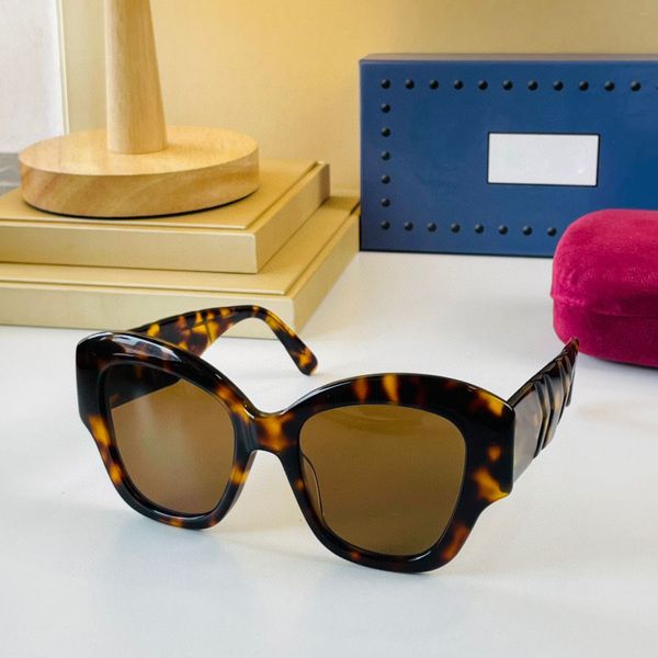 Женские солнцезащитные очки для женщин Мужчины Солнцезащитные Очки Мужская 0808 Модный стиль защищает глаза UV400 объектив высшего качества с корпусом 11