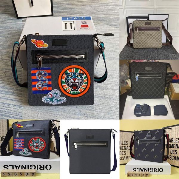 

classic designers men shoulder bags fashion letters womens crossbody genuine leather mens messenger bag238k