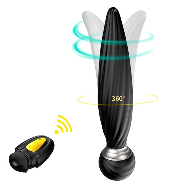 360 Grad Prostata Massager rotierenden Vibrator männliche Vibratoren Anal Plug Sex Spielzeug Männer Frauen Stimulator für Adul_voghion.com