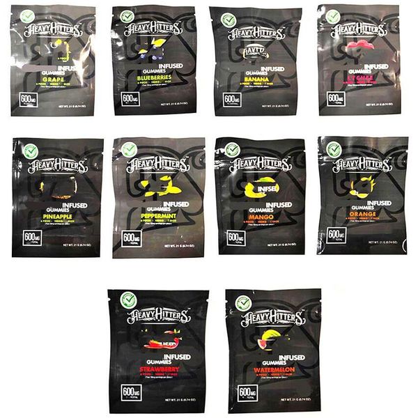 

packaging bags gummy mylar candy 600mg package resealable edibles packing bag watermelon