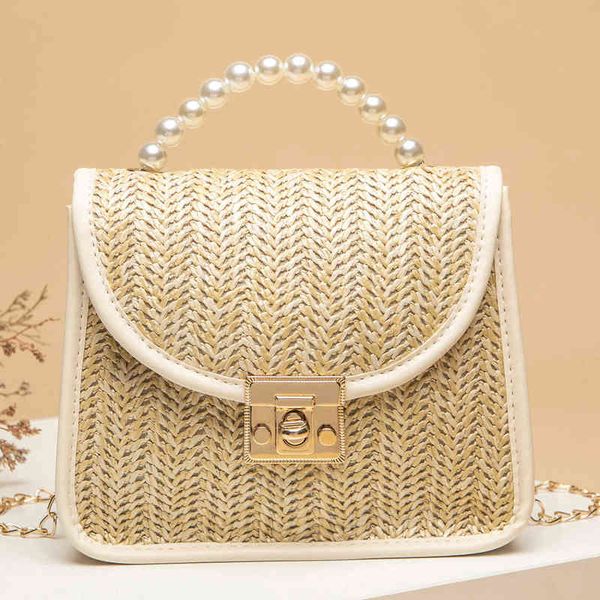 

summer girls' bag idyllic woven portable straw fashion menger