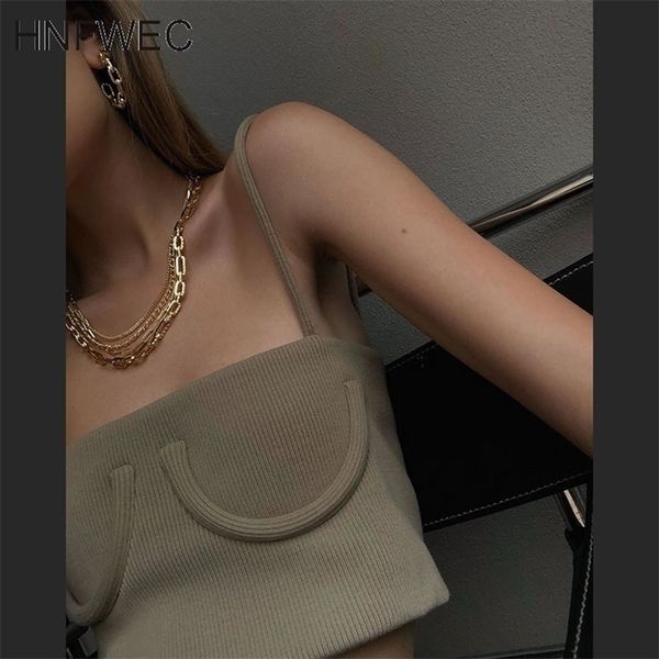 

summer fashion women's trend ribbed suspender vest k617 220318, White