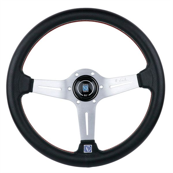 

silver 14inch italy nd lightweight aluminum steering wheel drift sport real leather