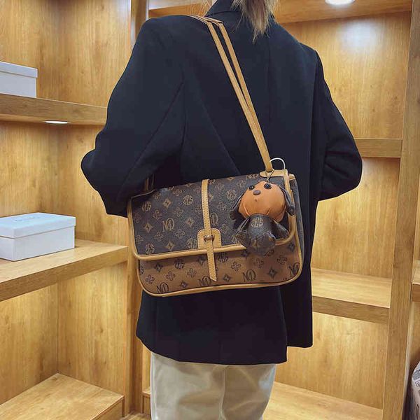 

2022 factory wholesale new new classic old flower tote women's wandering portable one shoulder messenger bag middle ancient bag o5aj