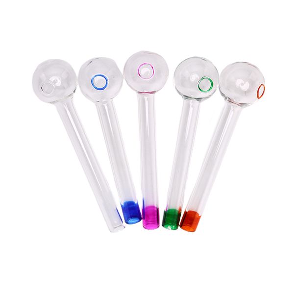 

mugs portable clear glass oil burner tools tobacco tube cigarette glass pipe