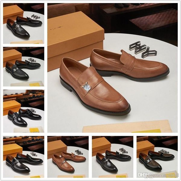 

g1 2021 oxford designer luxury dress shoes men black genuine leather lace-up brogue wedding office footwear comfortable pointed toe 46 a2
