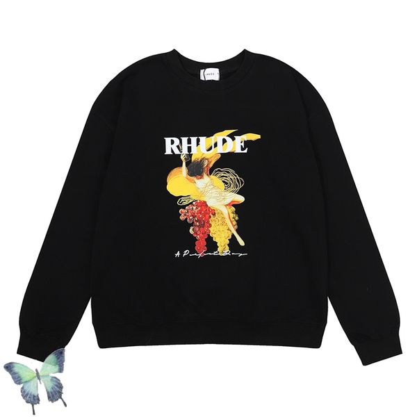 

pullovers men women oversize design sweatshirts, Black