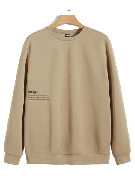 

men slogan graphic pullover r0cy#, Black