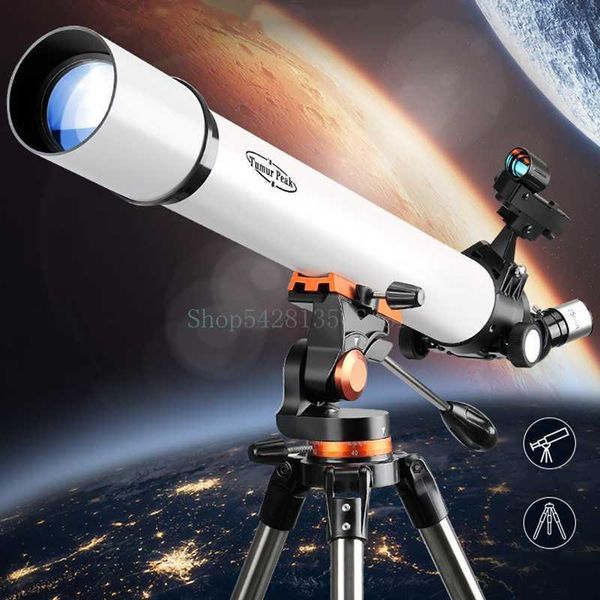 Telescopio Binocolo Astronomico Professionale Per Lo Spazio HD Take Po FMC Green Film Night Vision Moon Milky Way Meteor