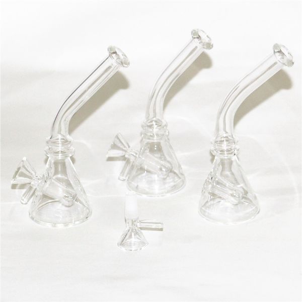 Mini-Wasserpfeifen, Glasbecherpfeife mit 10-mm-Anschluss, Raucherbongs, Shisha-Bubbler-Dab-Rigs