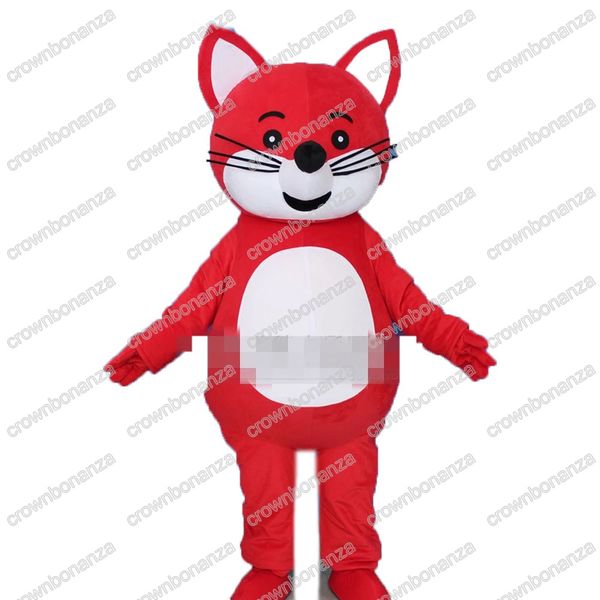 Halloween Red Rox Mascot Trajes Top Quality Dos Desenhos Animados Personagem de Desenhos Animados Adultos Tamanho Natal Carnaval Festa de Aniversário Festa Outdoor Outfit