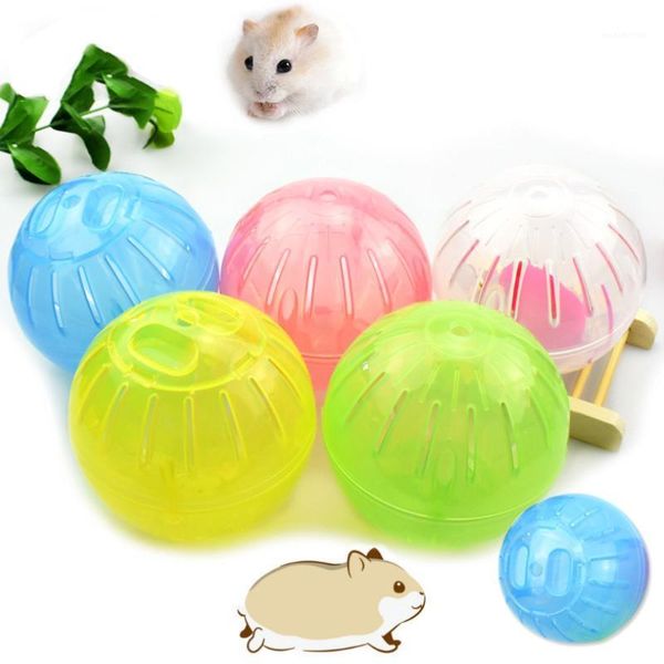 Hamster Running Balls Play Toys Exercício Bola de jogging para pequenos animais de estimação de chinchila roedores gerbil mouse acessórios russos suprimentos de animais