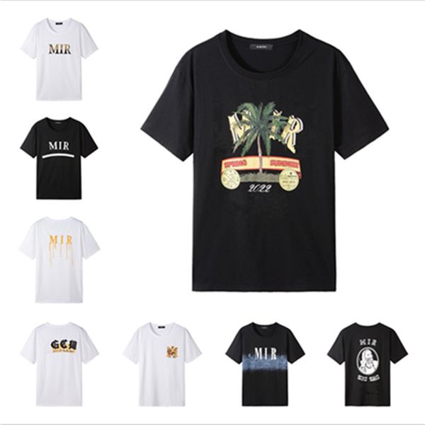 

summer outdoor t shirt women amirs mens designer apparel fashion tees brand luxury street, Gray;blue