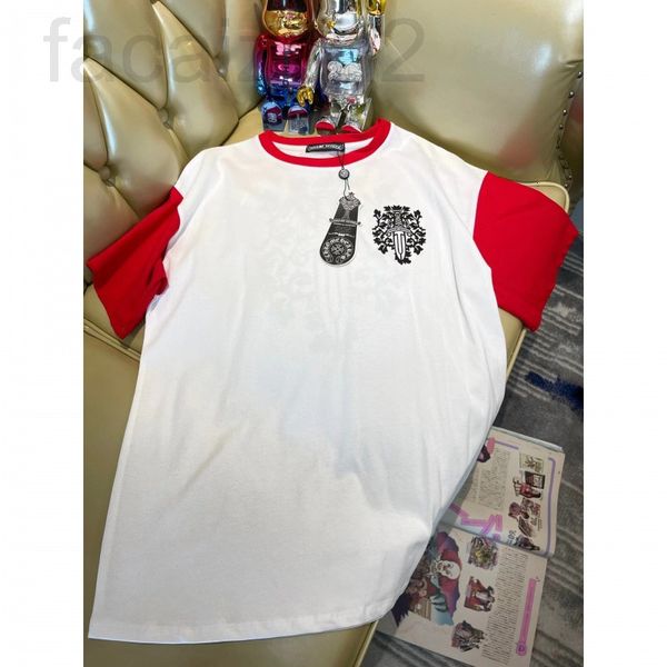 

women's t-shirt designer cross style women's fashion short sleeve t-shirt d2ej, White