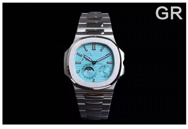 

gr 5712 watch diameter 40mm equipped with all-in-one cal. 240 ps irm c lu movement plane hairspring 21600 times of vibration with adjustable, Slivery;brown