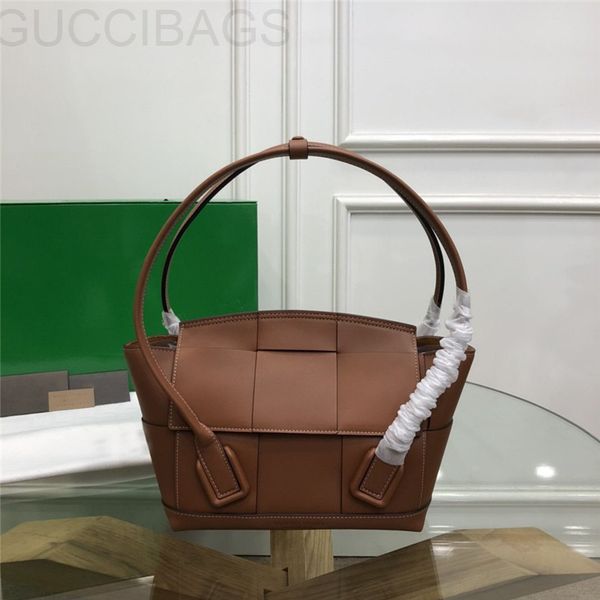 

designer luxury bag arco smooth calfskin brown tote small green handbag quality