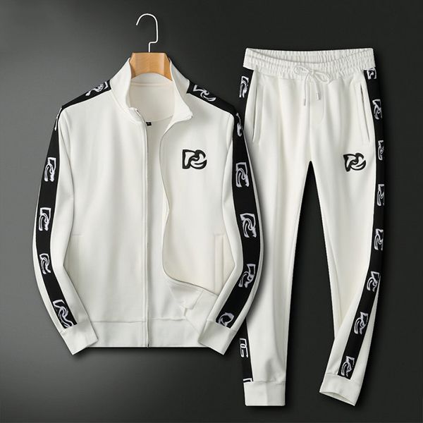 

designer mens tracksuit sets sweat suits sports suit men hoodies jackets tracksuits jogger suits jacket pants set man clothing sporting coat, Gray