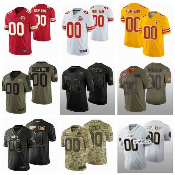 

2021 custom kansas city men women youth chief football edition city split vapor limited stitched jersey size s-6xl, Black