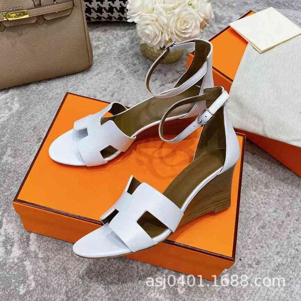 

sandals summer h sandals wear women's shoes with flat belt bag heel slope heels, fashion leisure beach roman owro, Black