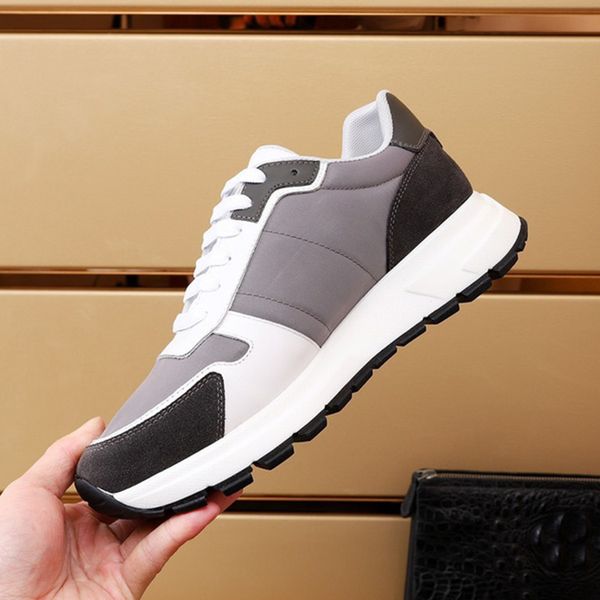 

iduzi designer man woman's fashion low cut lace up breathable mesh sneaker shoe outdoors race runner casual shoe a10 eu 38-44, Black