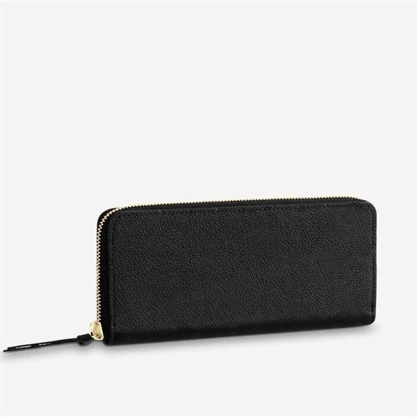 

luxury design m60742 clemence wallet designer women zippy long canvas clemence key wallet pouch coin purse card holder case mini p193q, Red;black