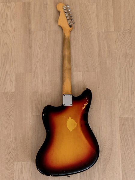 

jazzmaster vintage pre-cbs offset guitar sunburst slab board