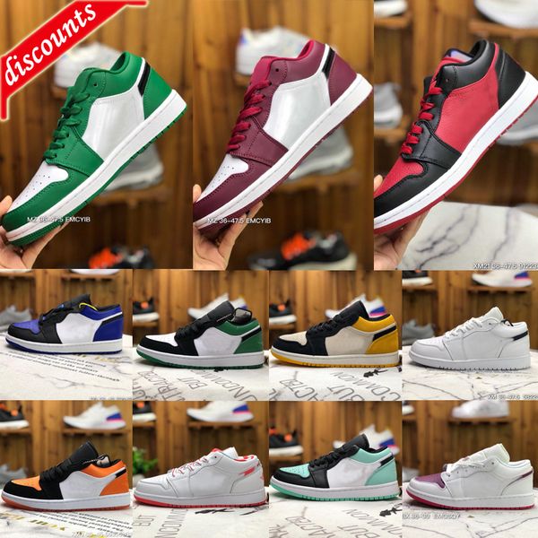 

sandals sandals men women 2023 tag 1 1s low basketball shoes unc paris sneakers jumpman game royal gym red banned grey black sail toe gs tri