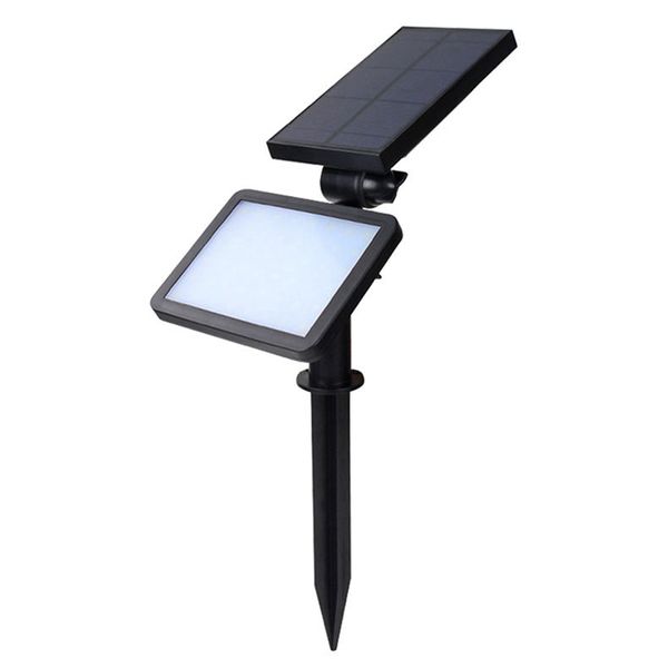 Solar SMD IP65 Installazione con presa di terra batteria al litio ABS Materiale luce da giardino per esterni da giardino